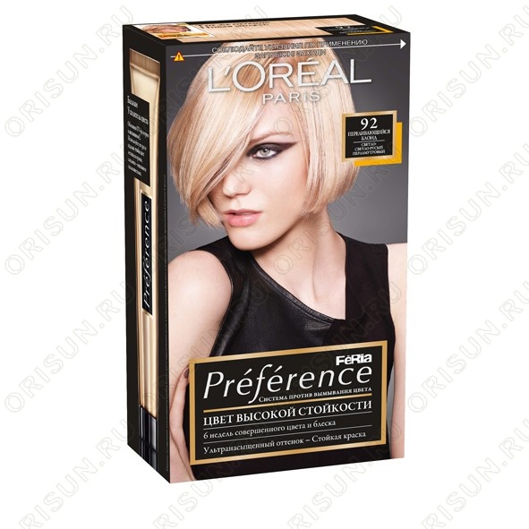 Краска для волос L'Oreal Preference - Копенгаген Светло-русый пепельный - favoritgame.ru