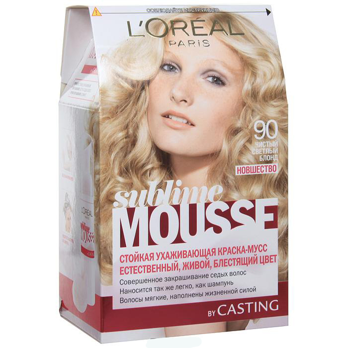 L oreal краска для волос sublime mousse 1000 очень светлый блонд