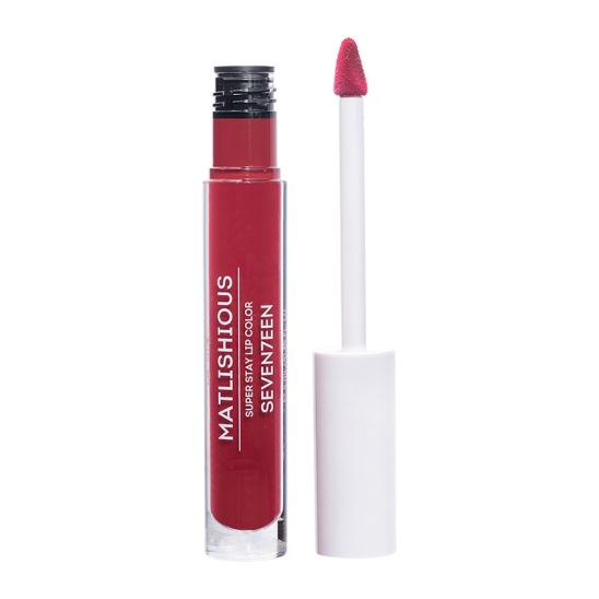 Жидкая помада-блеск Matlishious Super Stay Lip Color, 38 темный красный - 3