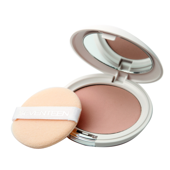 Пудра для лица компактная шелковая Natural Silky Compact Powder, 08 бежевый - 1