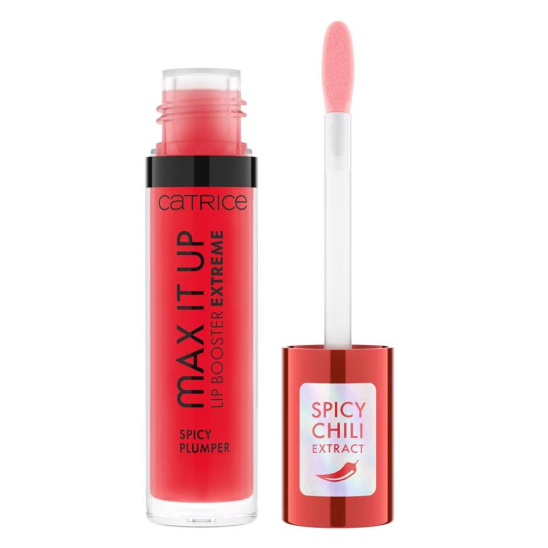 Блеск для губ с эффектом увеличения объёма Max It Up Lip Booster Extreme, 010 Spice Girl - 1