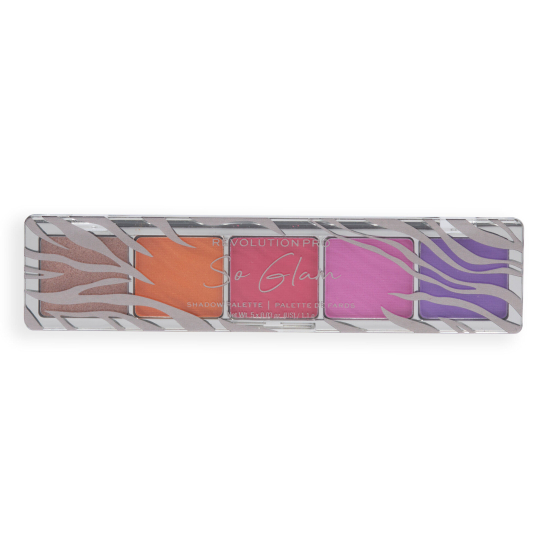 Тени для век So Glam Shadow Palette, Zebra Brights - 1