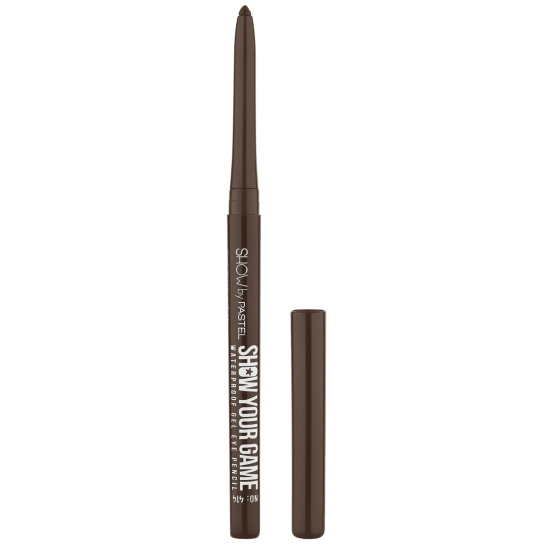 Контур для глаз гелевый Show Your Game Waterproof Gel Eye Pencil, 414 коричневый - 1