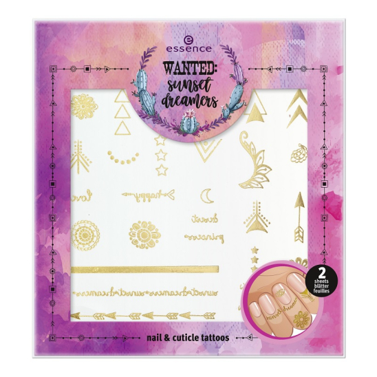 Wanted: Sunset Dreamers Переводные татуировки Nail & Cuticle Tattoos т.01 - 1