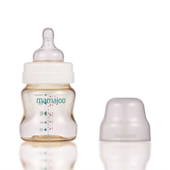 Бутылочка для кормления антиколиковая 0+ Gold Feeding Bottle,150 мл - 2