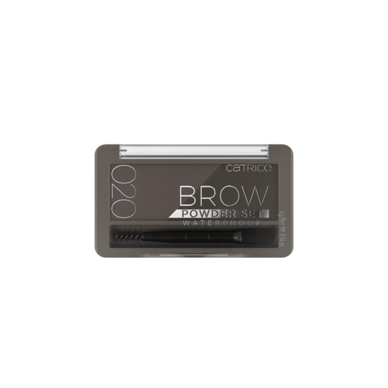 Водостойкая пудра для бровей в наборе Brow Powder Set Waterproof, 020 Ash Brown - 1