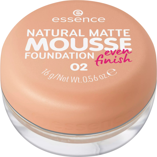 Тональная основа мусс Natural Matte Mousse Foundation, 02 - 1