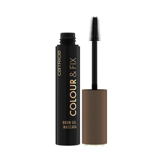 Гелевая тушь для бровей Colour & Fix Brow Gel Mascara, 030 Темно-коричневый - 1