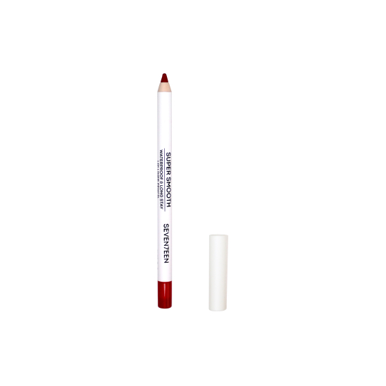 Карандаш для губ водостойкий с витамином Е Super Smooth WP Lip Liner, 14 насыщенный красный - 1