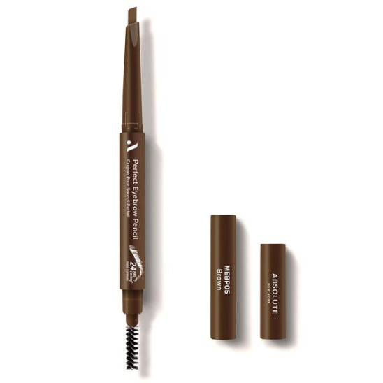 Карандаш для бровей со щеточкой Perfect Eyebrow Pencil, Brown Hard - 1