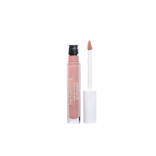 Жидкая помада-блеск Matlishious Super Stay Lip Color, 01 розовый беж - 2