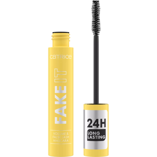 Тушь для ресниц с эффектом накладных ресниц Fake It Volume & FaLse Lash Mascara, 010 Deep Black - 1