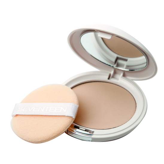 Пудра для лица компактная шелковая Natural Silky Compact Powder, 03 карамель - 3