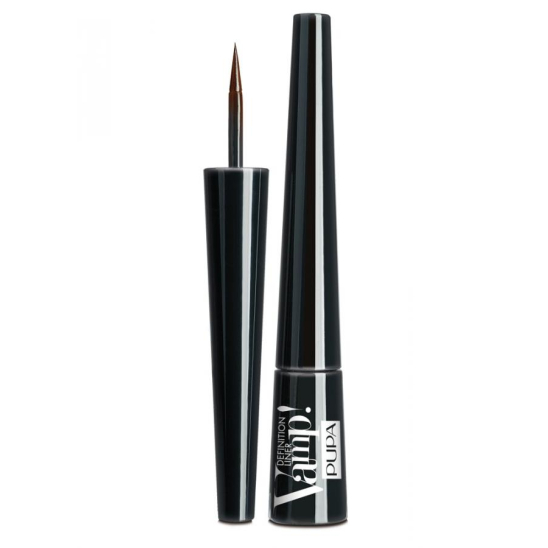 Подводка для глаз с фетровым аппликатором Vamp! Definition Liner, 200 коричневый - 1