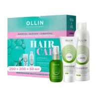 Набор Комплексное восстановление волос Hair Care (шампунь 250мл + кондиционер 200мл + сыворотка 50мл)