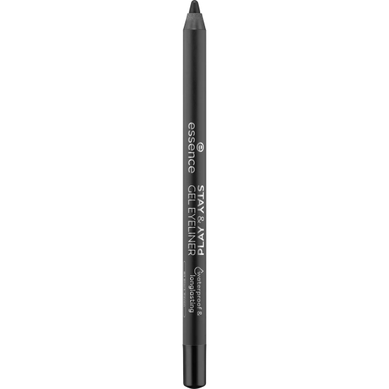 Карандаш для глаз гелевый водостойкий Stay & Play Gel Eyeliner, 01 черный - 2