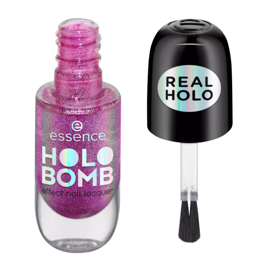 Лак для ногтей с оригинальным эффектом Holo Bomb, 02 Holo Moly - 2