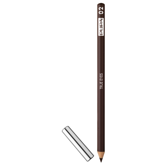 Карандаш для век True Eyes Eyeliner Pencil, 02 коричневый - 1