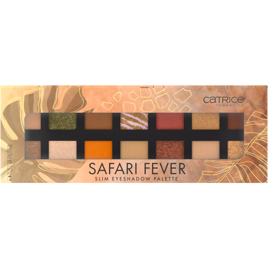 Палетка теней для век Safari Fever Slim Eyeshadow Pallete, 010 - 1