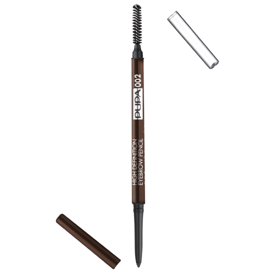 Карандаш для бровей High Definition Eyebrow Pencil, 002 Коричневый - 1