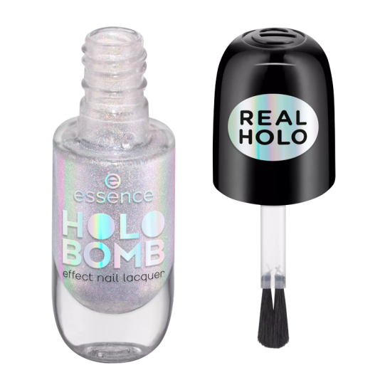 Лак для ногтей с оригинальным эффектом Holo Bomb, 01 Ridin Holo - 2