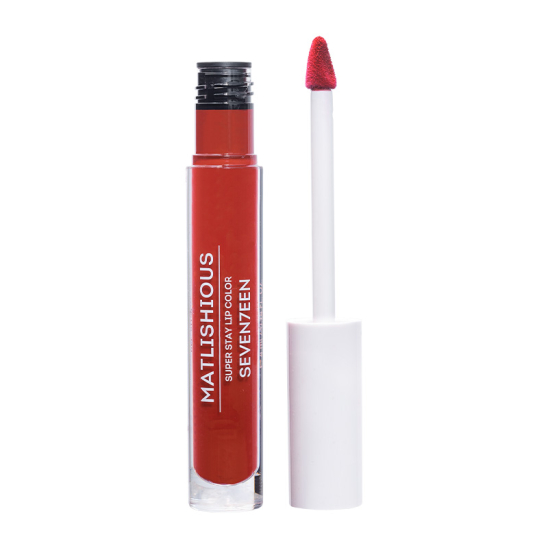 Жидкая помада-блеск Matlishious Super Stay Lip Color, 37 кирпично-красный - 3