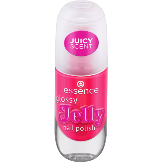 Лак-желе для ногтей glossy Jelly nail polish, 02 Candy Gloss - 1