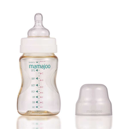 Бутылочка для кормления антиколиковая 6+ Gold Feeding Bottle, 250 мл - 2