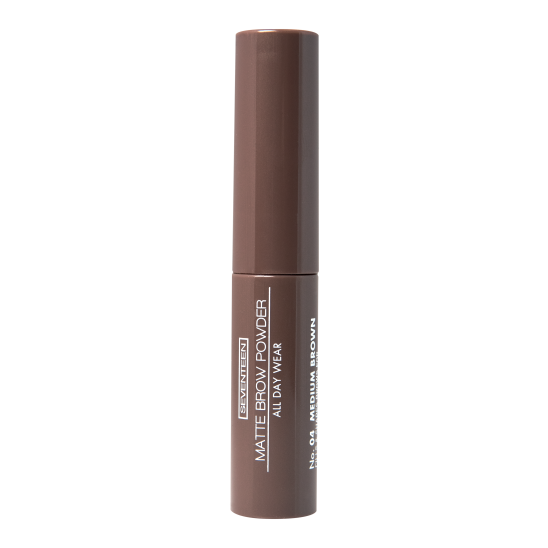 Тени-пудра для бровей с матовым эффектом Matte Brow Powder All Day Wear, 04 каштановый - 1