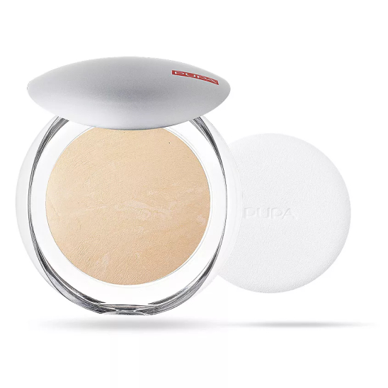 Пудра компактная запеченная Luminys Baked Face Powder, 04 Шампанское - 1