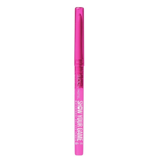 Контур для глаз гелевый Show Your Game Waterproof Gel Eye Pencil, 408 фуксия - 2