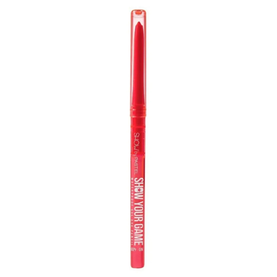 Контур для глаз гелевый Show Your Game Waterproof Gel Eye Pencil, 409 алый - 2