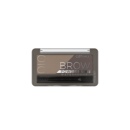 Водостойкая пудра для бровей в наборе Brow Powder Set Waterproof, 010 Ash Blond - 1