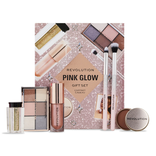 Подарочный набор для макияжа Pink Glow Get The Look Gift Set - 1