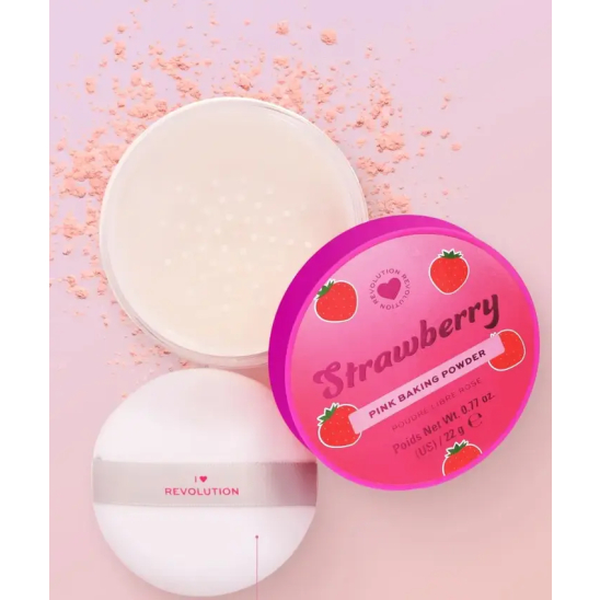 Пудра рассыпчатая для лица Milkshake Strawberry Pink Baking Powder - 2