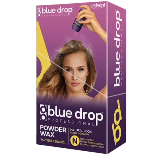 Пудра для укладки волос Blue Drop Poiwder Wax, Natural look - 1