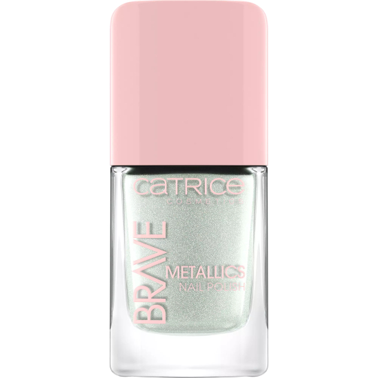 Лак для ногтей Brave Metallics Nail Polish, 02 светло - зеленый - 1