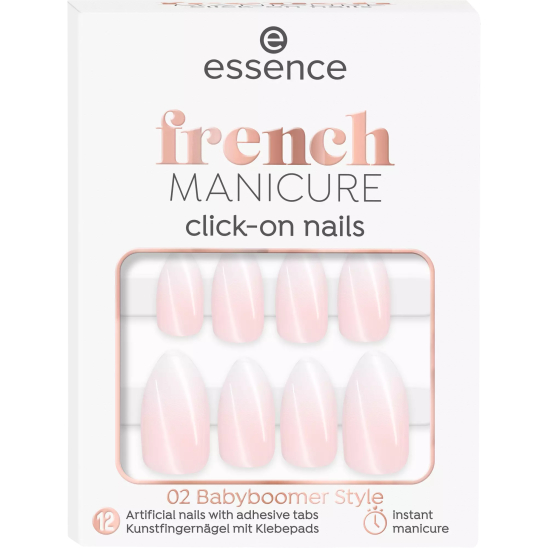 Накладные ногти French Manicure click-on nails 02 - 1