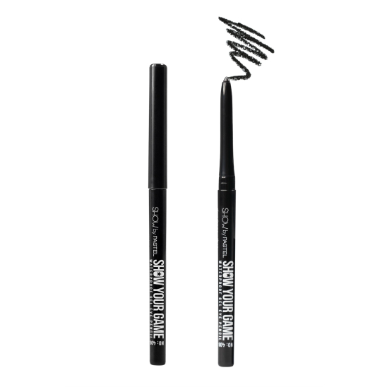 Контур для глаз гелевый Show Your Game Waterproof Gel Eye Pencil, 406 черный - 3