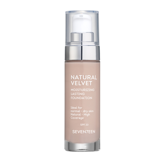 Тональный крем длительного действия Natural Velvet Moisturizing Lasting Foundation, 04 бежевый - 1