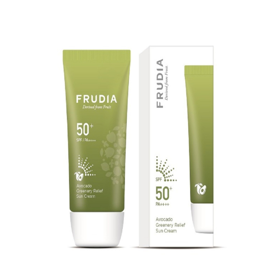 Солнцезащитный крем с авокадо SPF50+/PA ++++ Avocado Greenery Relief Sun Cream - 2