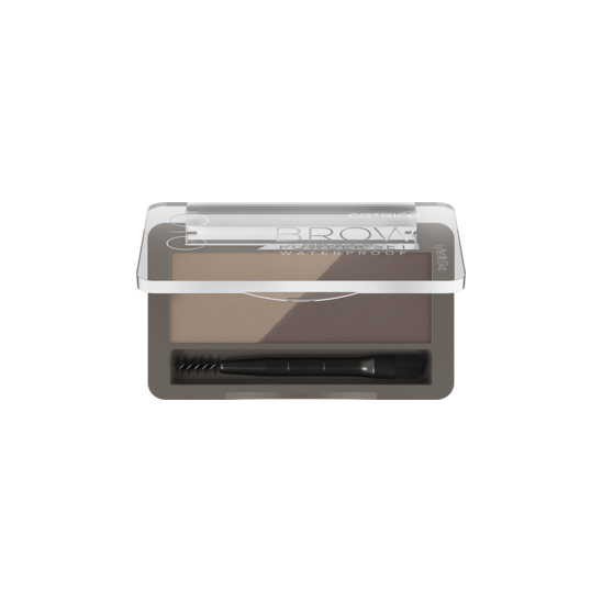 Водостойкая пудра для бровей в наборе Brow Powder Set Waterproof, 010 Ash Blond - 2