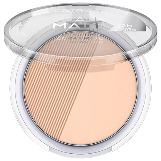 Пудра компактная All Matt Plus Shine Control Powder, 010 Transparent светло-бежевый - 2