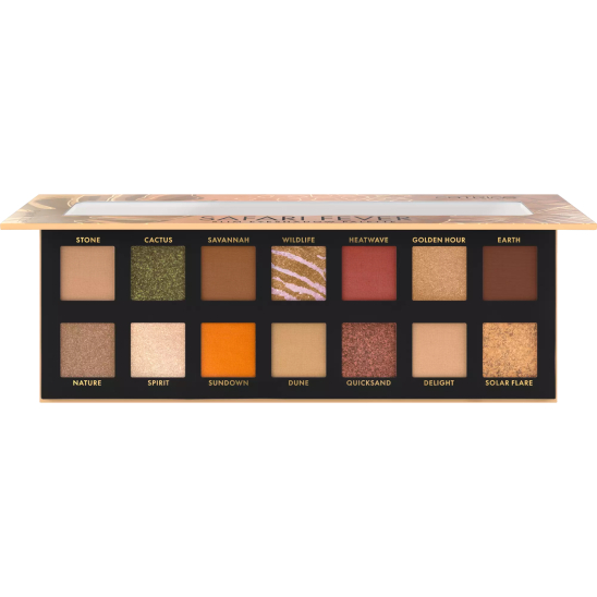 Палетка теней для век Safari Fever Slim Eyeshadow Pallete, 010 - 2