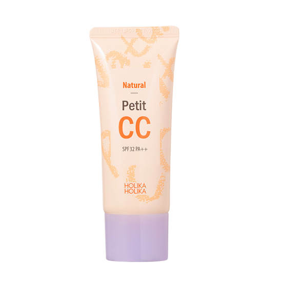 СС-крем для лица Natural Petit CC SPF 32 PA++, теплый подтон - 1