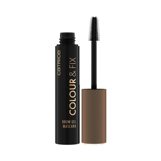 Гелевая тушь для бровей Colour & Fix Brow Gel Mascara, 020 Средне-коричневый - 1