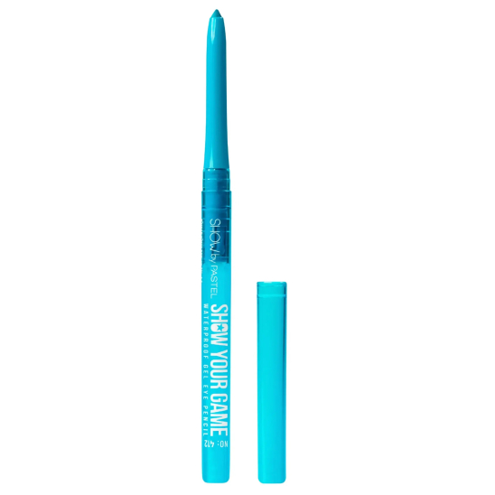 Контур для глаз гелевый Show Your Game Waterproof Gel Eye Pencil, 412 голубой - 1