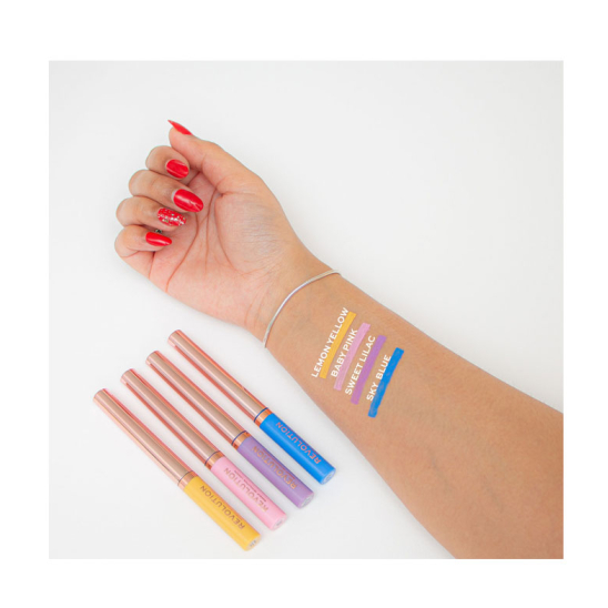 Подводка для глаз Neon Heart Coloured Liquid Eyeliner Lemon Yellow - 4