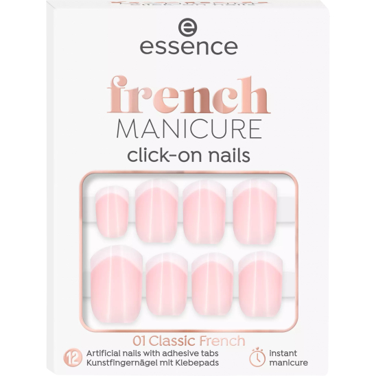 Накладные ногти French Manicure click-on nails 01 - 1