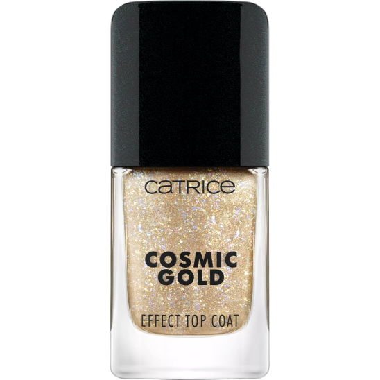 Топовое покрытие для ногтей Cosmic Gold Effect Top Coat, 030 Celestial Light - 1